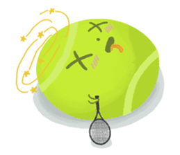 Let's play tennis sticker #4678432