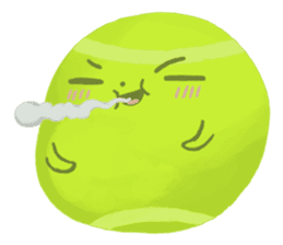 Let's play tennis sticker #4678439