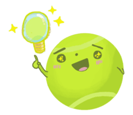 Let's play tennis sticker #4678444