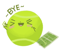 Let's play tennis sticker #4678447