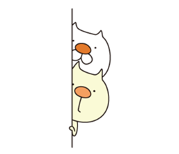 Cat and His Uncle sticker #4678808