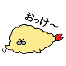 Various fried prawns sticker #4679136