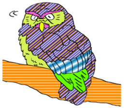 ADDICTIVE FACE (OWL VERSION) sticker #4679213