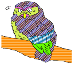 ADDICTIVE FACE (OWL VERSION) sticker #4679213