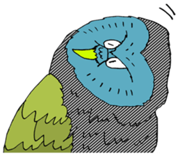 ADDICTIVE FACE (OWL VERSION) sticker #4679223