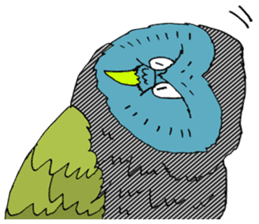 ADDICTIVE FACE (OWL VERSION) sticker #4679223