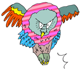 ADDICTIVE FACE (OWL VERSION) sticker #4679243