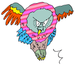 ADDICTIVE FACE (OWL VERSION) sticker #4679243