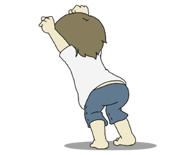 A wife stops alarm without permission. sticker #4679285