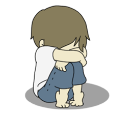 A wife stops alarm without permission. sticker #4679287