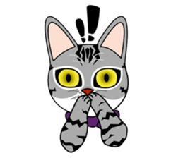 Opba and  leo -cat- sticker #4679494