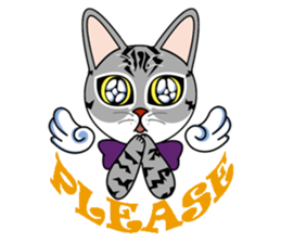 Opba and  leo -cat- sticker #4679495