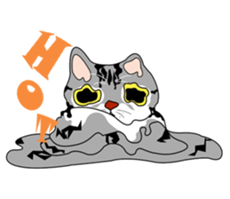 Opba and  leo -cat- sticker #4679499