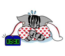 Opba and  leo -cat- sticker #4679502