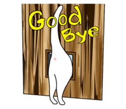 Opba and  leo -cat- sticker #4679503