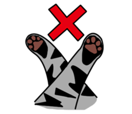 Opba and  leo -cat- sticker #4679504