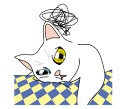 Opba and  leo -cat- sticker #4679506