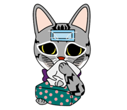 Opba and  leo -cat- sticker #4679508