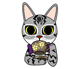 Opba and  leo -cat- sticker #4679509