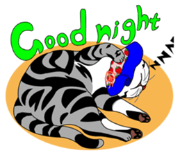 Opba and  leo -cat- sticker #4679516