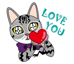 Opba and  leo -cat- sticker #4679517