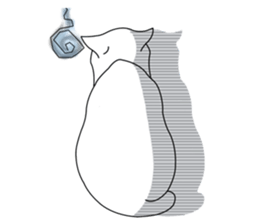 Opba and  leo -cat- sticker #4679521