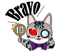 Opba and  leo -cat- sticker #4679523