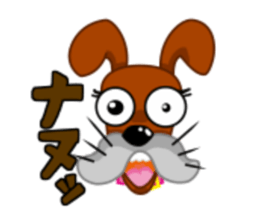 girl lovely boxer dog sticker #4679647