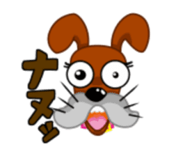 girl lovely boxer dog sticker #4679647