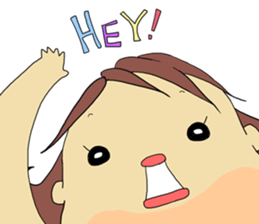Chubby Girl Sticker sticker #4679849