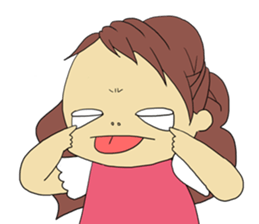 Chubby Girl Sticker sticker #4679878