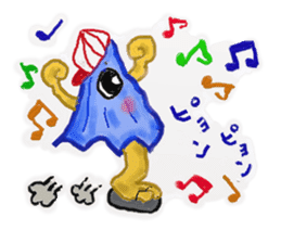 Amusing monsters sticker #4679976