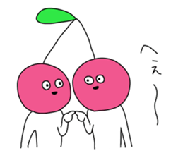 Chatty fruits sticker #4680745