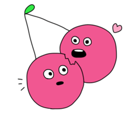 Chatty fruits sticker #4680764