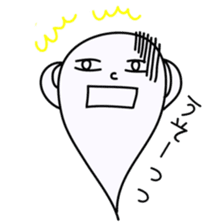 Mischievous ghosts 2 sticker #4680787