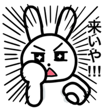 Handsome Rabbit. sticker #4680893