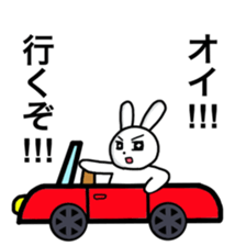 Handsome Rabbit. sticker #4680914