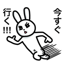 Handsome Rabbit. sticker #4680921