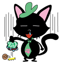 The black cat English version sticker #4680974