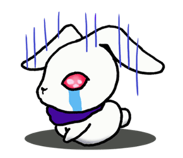 Ninja rabbit "NINPYON" sticker #4681020