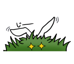Ninja rabbit "NINPYON" sticker #4681039