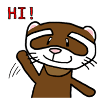 I'm Tsutomu, the ferret. sticker #4681848