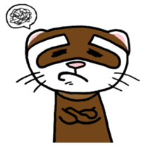 I'm Tsutomu, the ferret. sticker #4681849