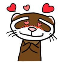 I'm Tsutomu, the ferret. sticker #4681853