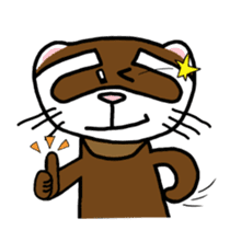 I'm Tsutomu, the ferret. sticker #4681854