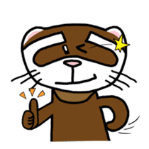 I'm Tsutomu, the ferret. sticker #4681854