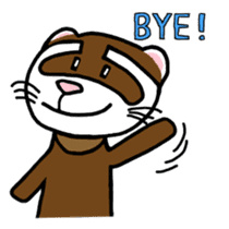 I'm Tsutomu, the ferret. sticker #4681855