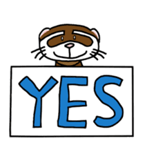 I'm Tsutomu, the ferret. sticker #4681856
