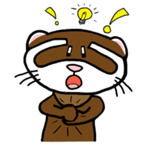 I'm Tsutomu, the ferret. sticker #4681858