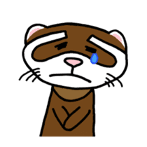 I'm Tsutomu, the ferret. sticker #4681866
